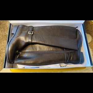 Nine West knee high brown boots